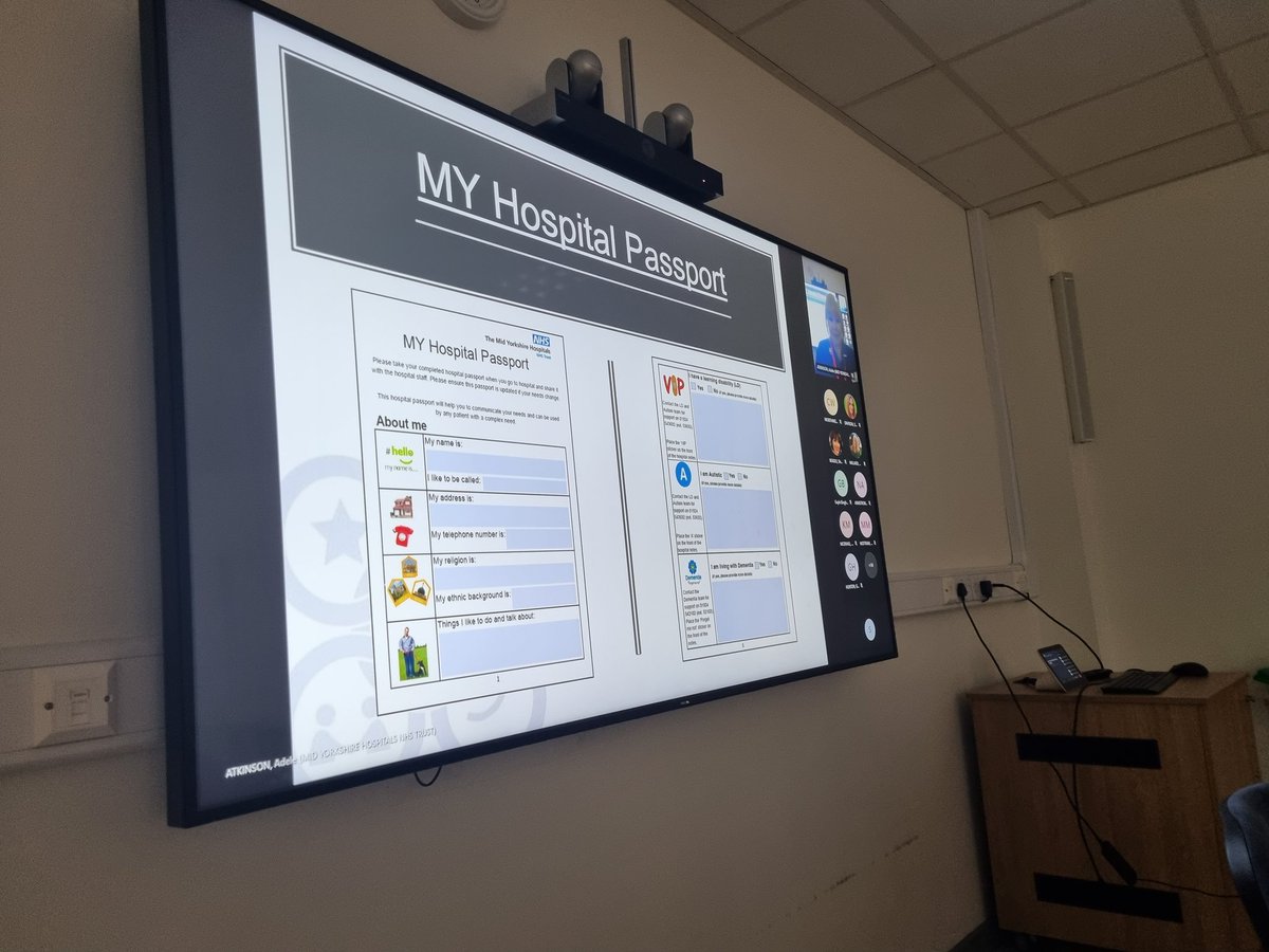 adeleatkinson's tweet photo. @MY_ComplexNeeds #WDAD2022 thankyou very much to our guest speaker #expertbyexperiance Anita talking about the MY hospital passport to prevent diagnostic overshadowing. https://t.co/SAJg28th91