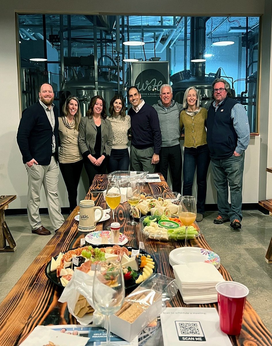 davidcbrownell's tweet photo. What fun it was last week to get together indoors with our WEHA AEC colleagues after a 2 year Covid hiatus. Thank you to Christina Rossi for bringing yummy treats. If you work in the AEC industry, live in West Hartford and would like to join us let us know! https://t.co/SawksZxPGs
