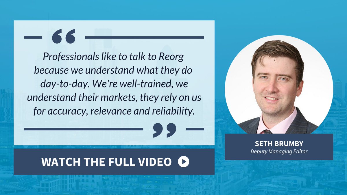 OctusCredit's tweet photo. Check out this short film of Seth Brumby, Municipals Deputy Managing Editor, sharing his experience of why professionals rely on Reorg. 
https://t.co/zWz7Z0A1Fr
#munis #creditintelligence #muniland @ReorgAmericas https://t.co/pE02XjgPoQ