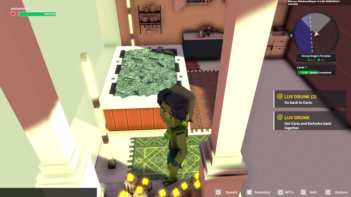 Pocen12's tweet photo. @TheSandboxGame I just participated in the daily #SandboxAlphaS2Contest for a chance to earn up to 1,000 $SAND! Starting March 16 - Take a money bath in Snoop Dogg Mansion. Check out my screenshot below!
👇 #SandboxAlphaS2 https://t.co/uqVTI8thq6