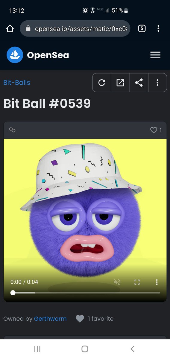 gerthwormjames's tweet photo. @BitBallsNFT 
Love the bit-ball along with staking now live!!!
#NFTs #StakeNFT #tokens #maticnft https://t.co/ouFA2Vi33f