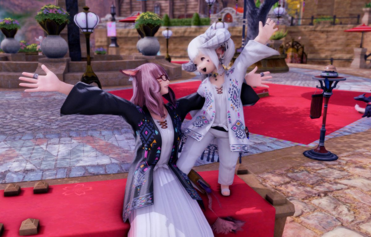 NotepadPopoto's tweet photo. A day with Friends! 💞 

#GPOSERS #lalafell #FF14 https://t.co/ql4hodbO1v
