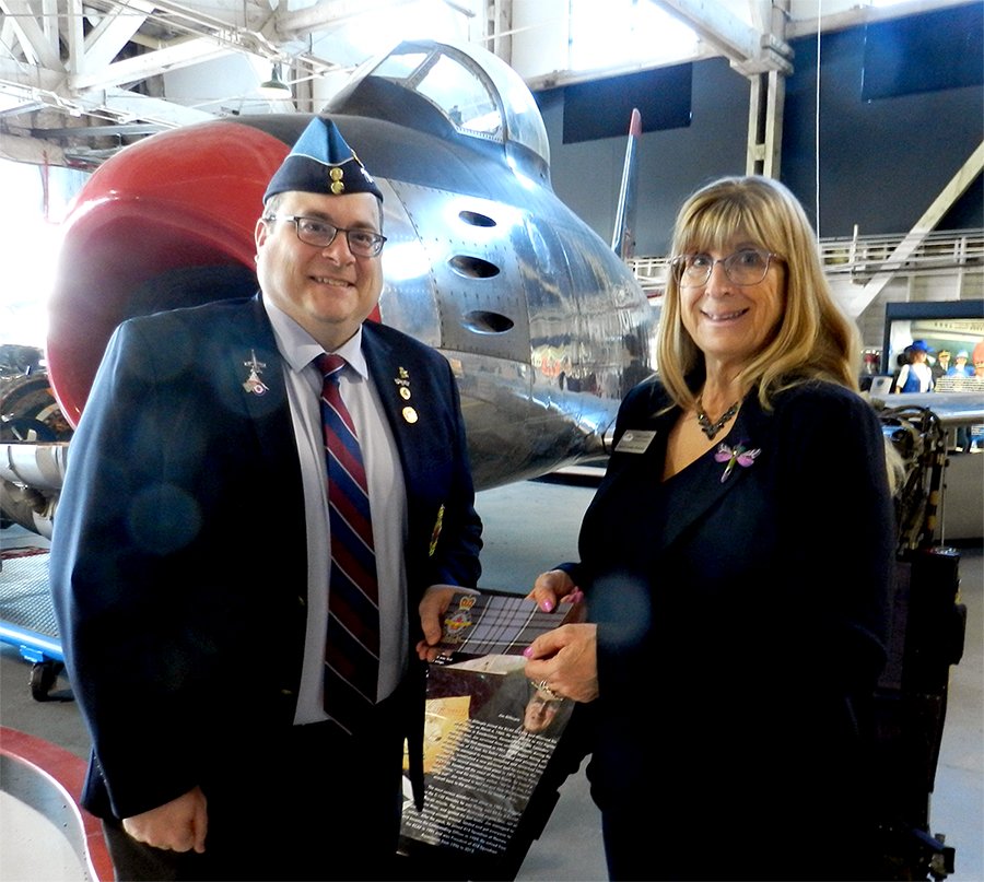 AbAvMuseum's tweet photo. The 700 (City of Edmonton) Royal Canadian Air Force Association has donated $20,000 towards washroom upgrades at the Alberta Aviation Museum.

https://t.co/fUXsn3XzhS

#donate #washrooms #partnership #museum https://t.co/GQvpujKabz