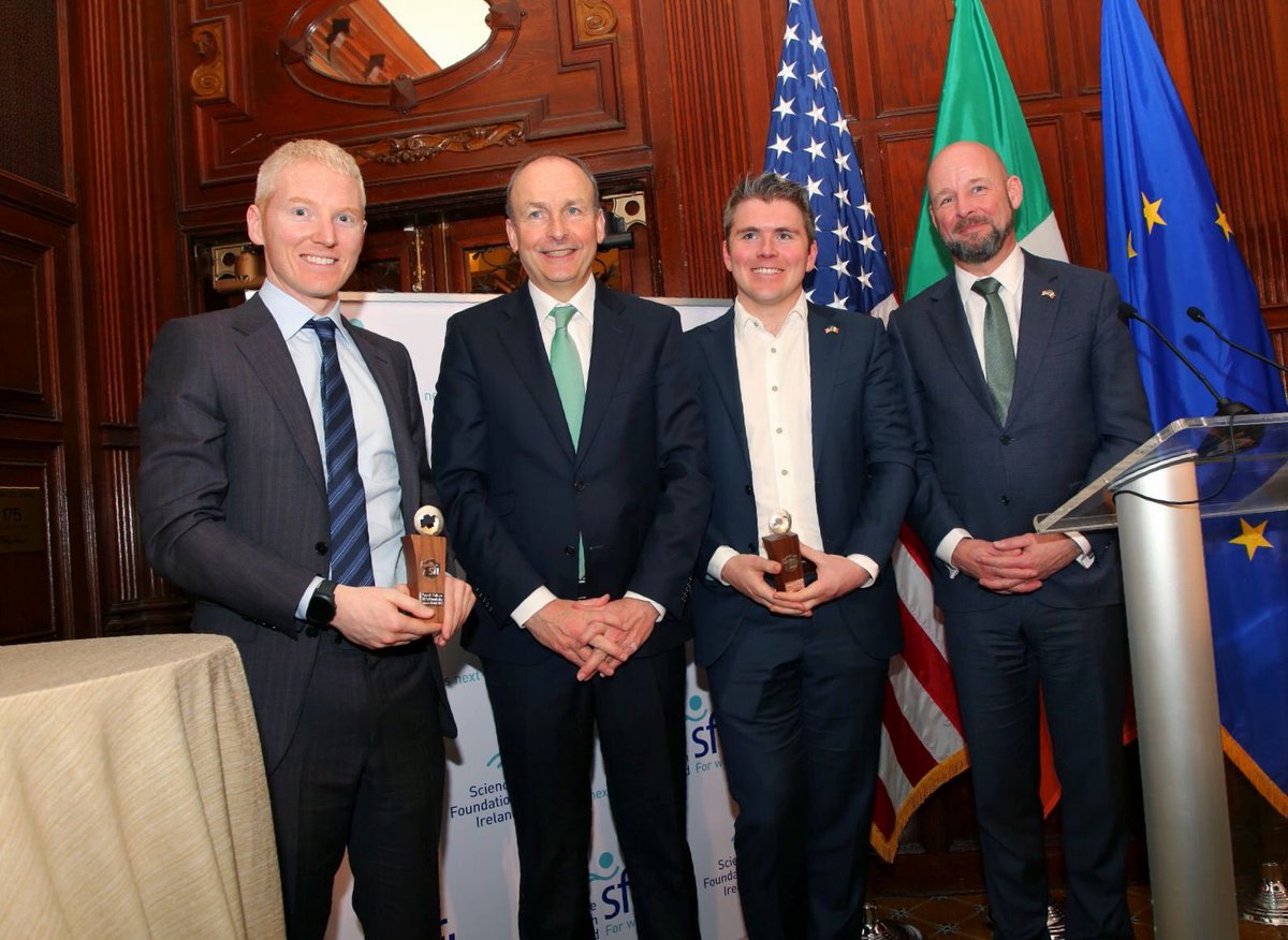 Micheál Martin (@michealmartintd) on Twitter photo Congratulations <a href="/patrickc/">Patrick Collison</a> and <a href="/collision/">John Collison</a> for winning this year’s @scienceirel St. Patrick’s Day Science Medal for Industry.
Stripe a real Irish tech and innovation success story. Congratulations <a href="/patrickc/">Patrick Collison</a> and <a href="/collision/">John Collison</a> for winning this year’s @scienceirel St. Patrick’s Day Science Medal for Industry.
Stripe a real Irish tech and innovation success story.
