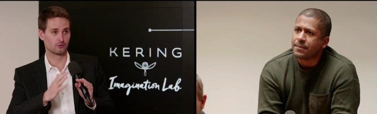 osmany's tweet photo. Casual chat with @evanspiegel at @KeringGroup #imaginationLab ๐ #snapchat https://t.co/LROdTWNgaa