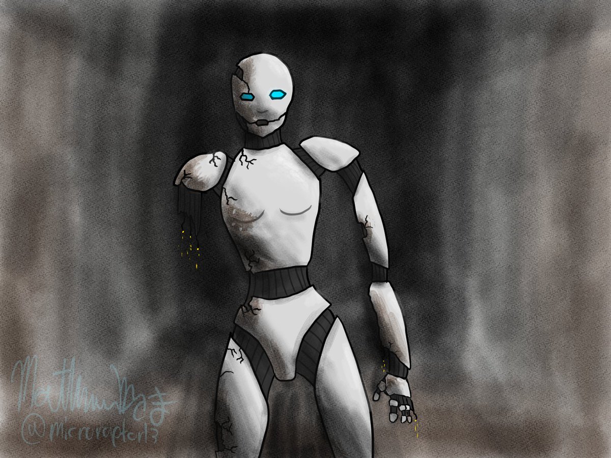 Microraptor13's tweet photo. Sorry I haven't posted for a while, I've been busy with school. I ended up getting #CLIPSTUDIO and drew my first thing in it. This android just came up while sketching and I think it turned out pretty well.

#android #art #ArtistOnTwitter https://t.co/Ksv3KpM6er