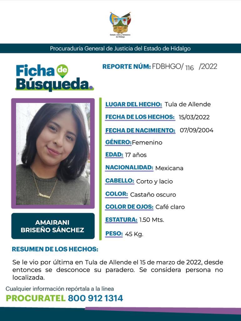 Procuraduría General de Justicia de Hidalgo tweet media