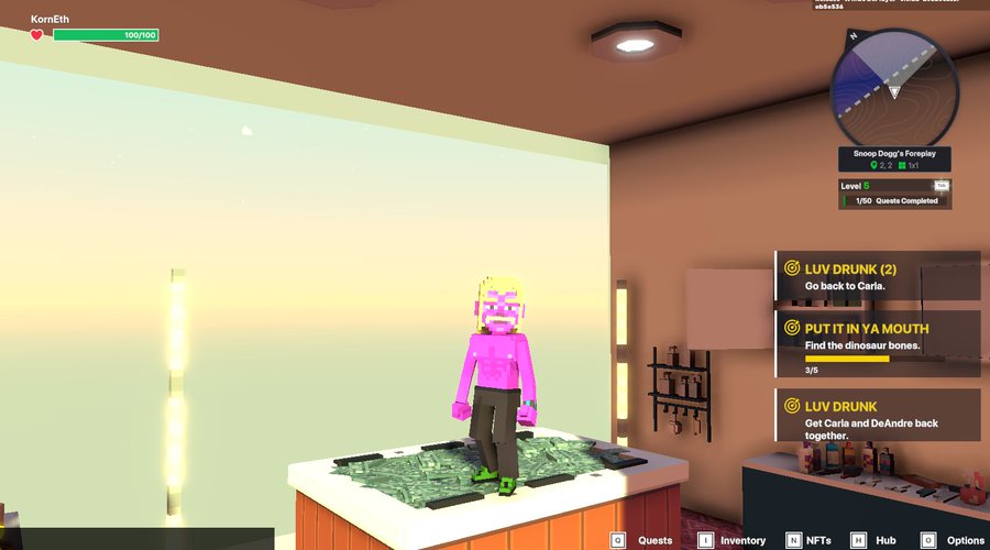 SharonS79297671's tweet photo. @TheSandboxGame I just participated in the daily #SandboxAlphaS2Contest for a chance to earn up to 1,000 $SAND! Starting March 16 - Take a money bath in Snoop Dogg Mansion. Check out my screenshot below!
👇 #SandboxAlphaS2 https://t.co/qRKOKWcY3z