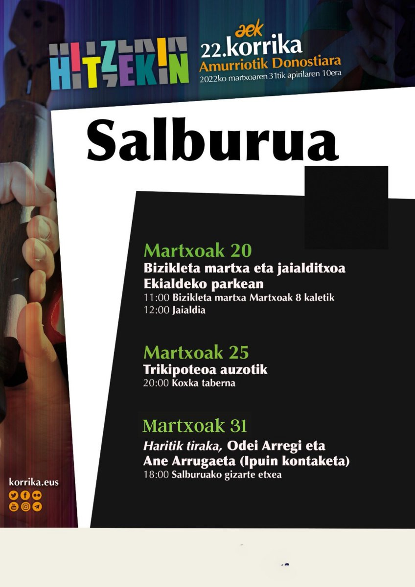 Salburuan Korrika-rako prest! <a href="/Errekabarri_IGE/">ErrekabarriEguzkiaIGE</a> <a href="/aintzirage/">Aintzira AMPA - Salburua eskolako guraso elkartea</a> <a href="/ArantzabelaHLHI/">Arantzabela Ikastola</a> <a href="/gasteizkorrika/">Gasteizko AEK</a>