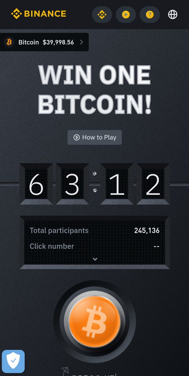 olafmarcos's tweet photo. @cz_binance @BuyBitcoinLeb @binance Someone hacked the game... The counter is above 60:00 seconds.. XD https://t.co/RF1LEb6JK6