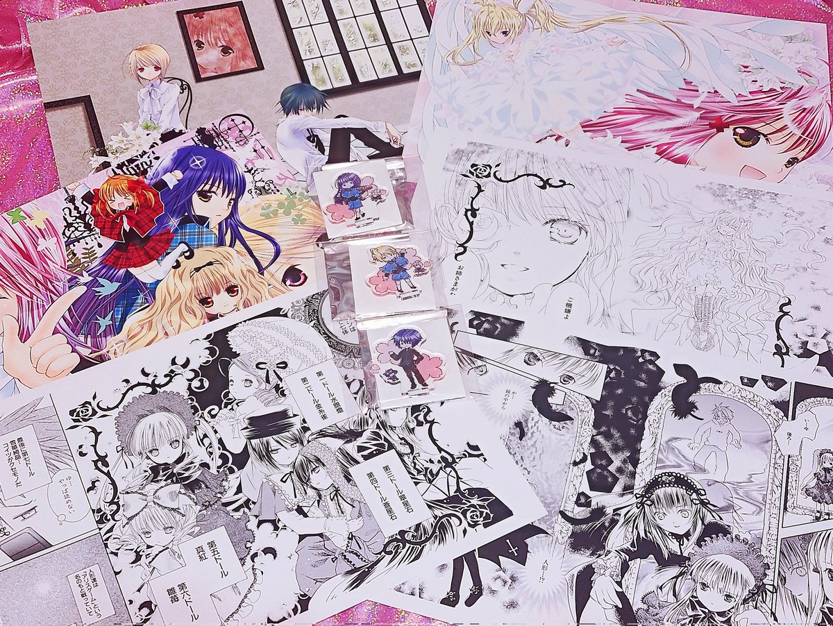 xx_haro_xx's tweet photo. PEACH-PIT Teacher's popup goods.
GENGAN + acrylic stand

SS used @SSSunflowerSeed

#shugochara #rozenmaiden https://t.co/pesKLRIB9s