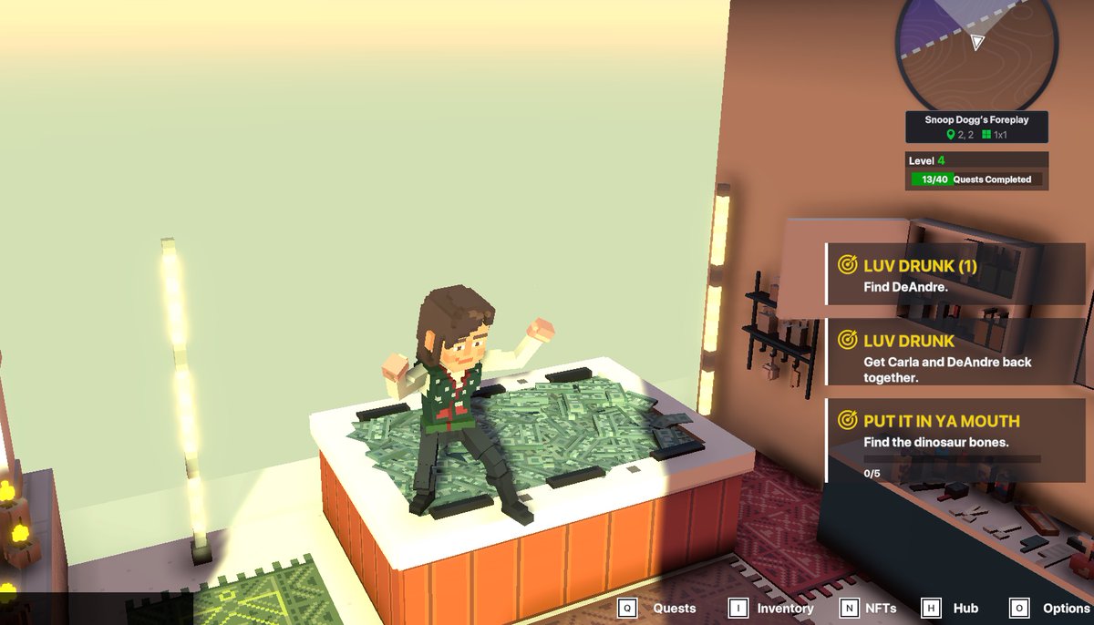 FernFlavicco's tweet photo. @TheSandboxGame Look this mansion guys! Snoop one! I just participated in the daily #SandboxAlphaS2Contest for a chance to earn up to 1,000 $SAND! Starting March 16 - Take a money bath in Snoop Dogg Mansion. Check out my screenshot below!
👇 #SandboxAlphaS2 https://t.co/ChN4KiCWLq