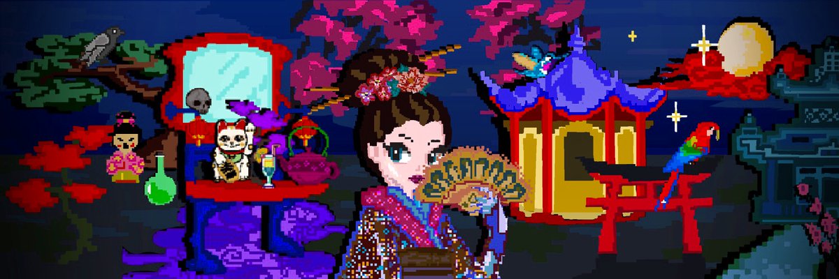 GeishasGardens's tweet photo. What do you think about our artworks &amp; concept? https://t.co/m5SjBh8Rmu