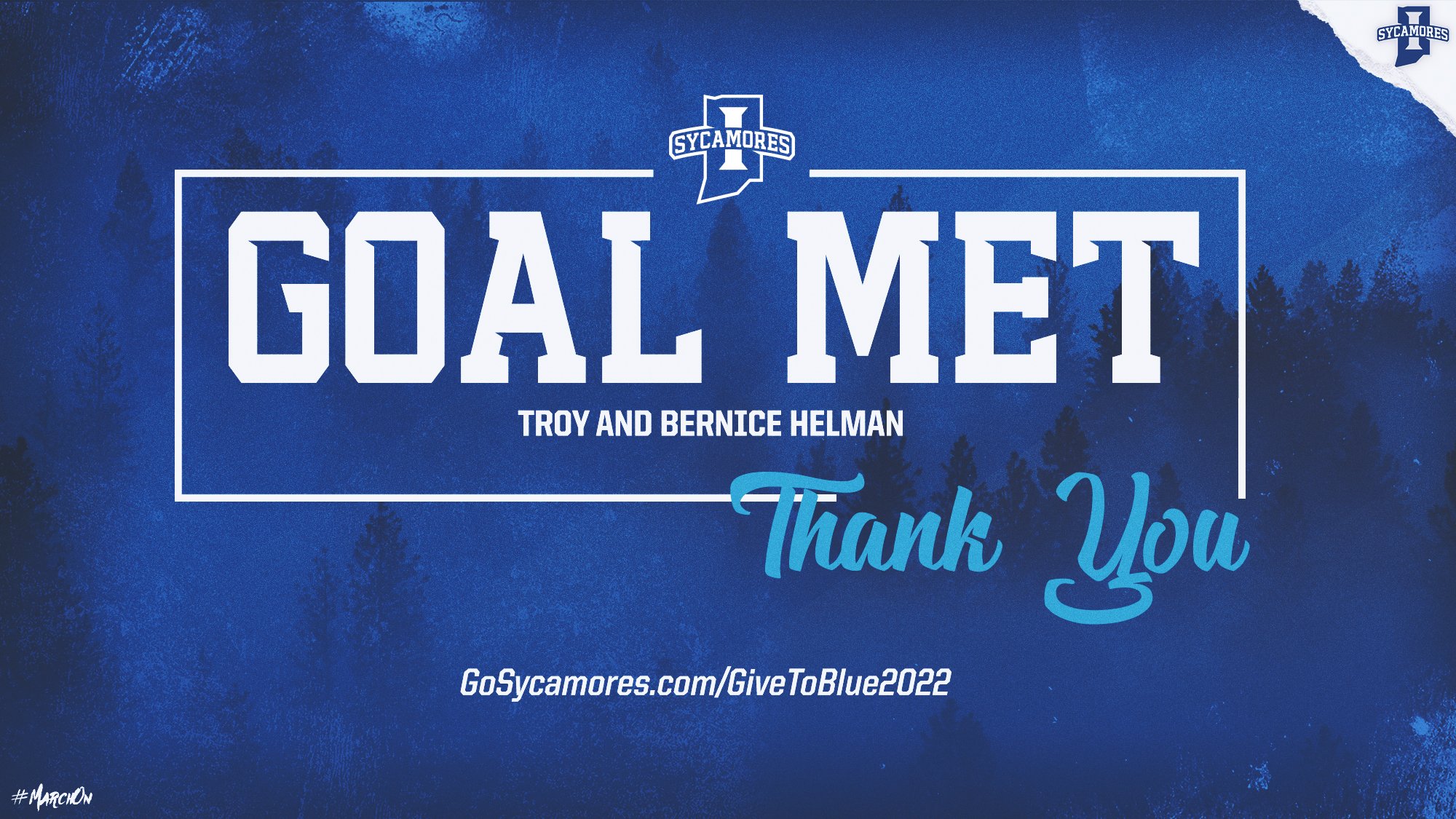 Indiana State Basketball on Twitter "Thank you to Troy and Bernice Helman for their 10,000