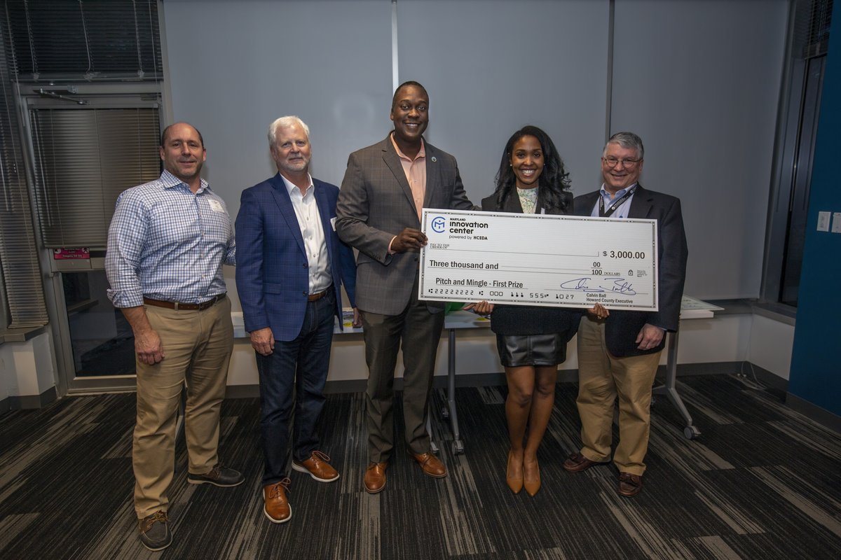MDinnovates's tweet photo. Drum roll, please! 

Here are our Pitch and Mingle: The Lucky Pitch winners! 🍀
1st Place: Klohverleaf Dancewear
2nd Place: Mindgrasp
3rd Place: Empathy Employer
Crowd Favorite: Empathy Employer

Congratulations to our winners and fantastic pitchers! #MIC #PitchandMingle #Winners https://t.co/zV9wweZqwg