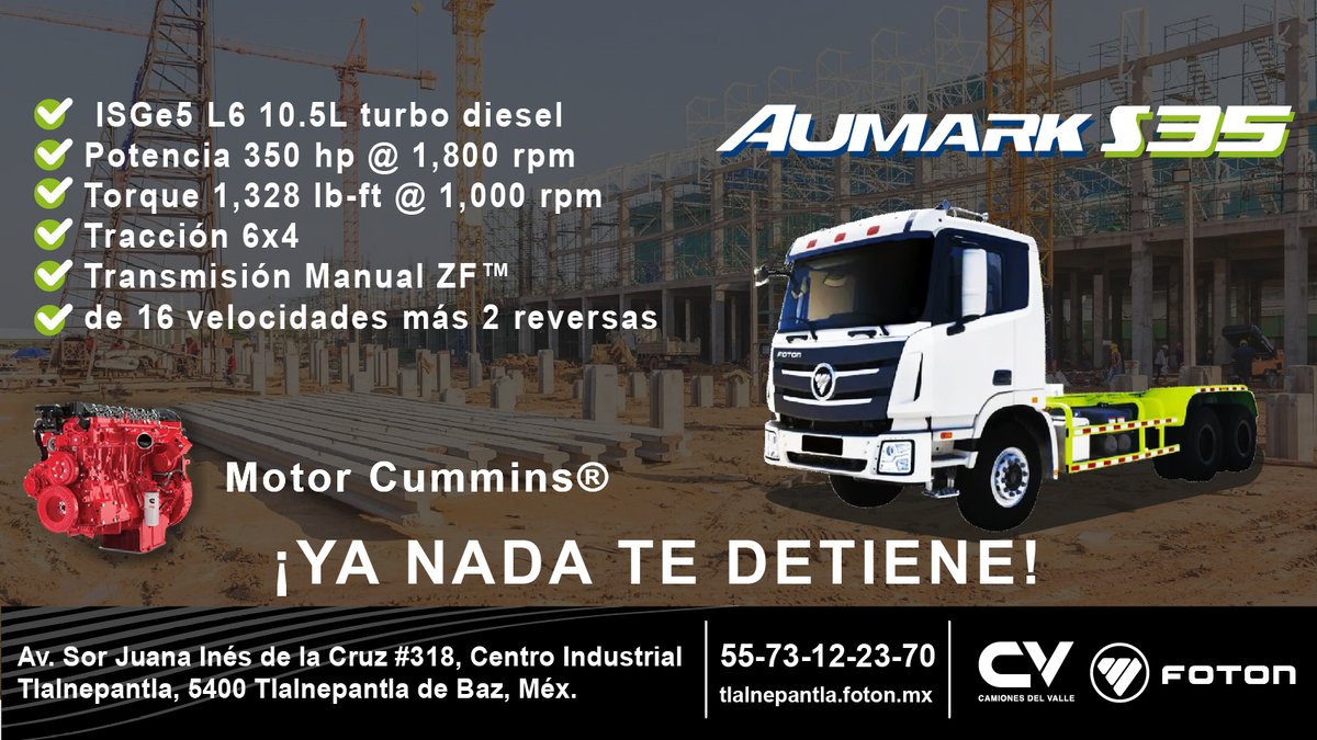 FOTON_CMV's tweet photo. Con el #Aumark #S35 de #Foton ya nada te detendrá. Aprovecha sus excelentes características con #CamionesDelValle. 🚛 https://t.co/KaT2EiUNcu