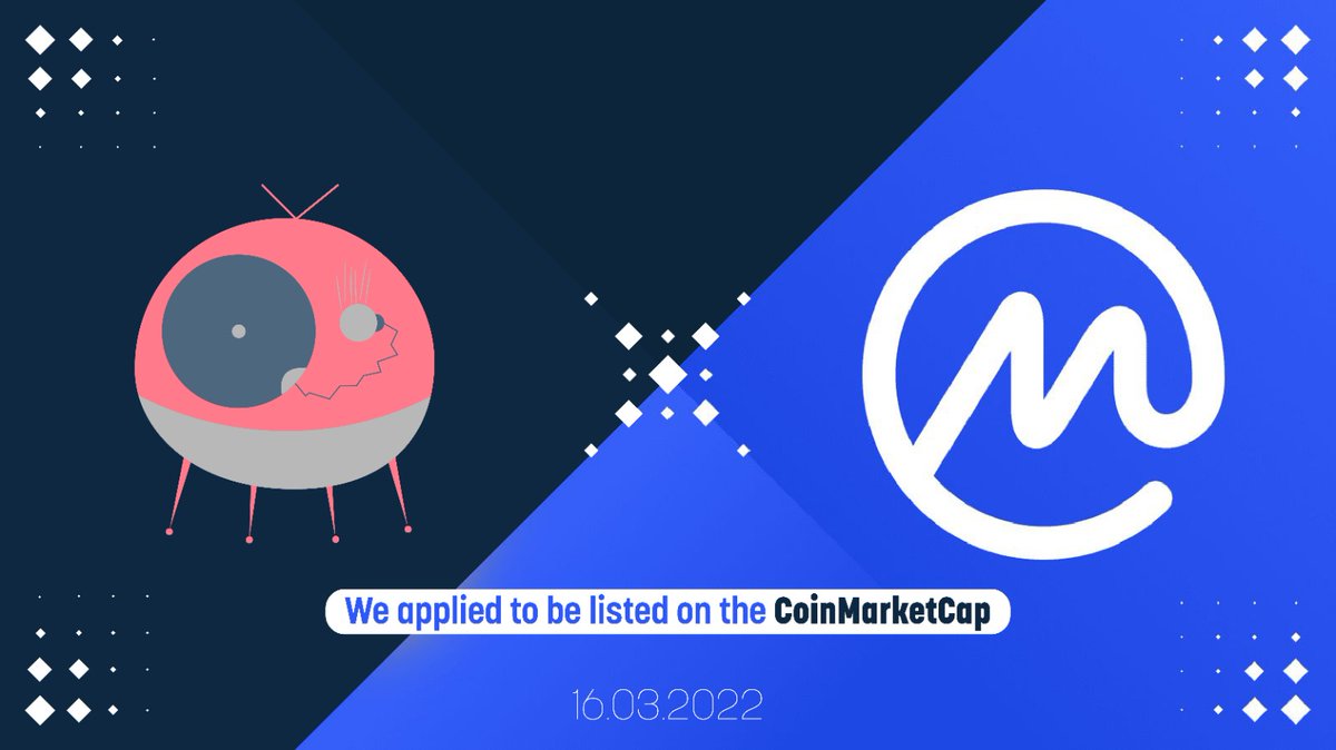 timeandspaceT's tweet photo. 📣We applied to be listed on the #CoinMarketCap 

Contract Adress:https://t.co/nbPaX377r5 https://t.co/UoAh1cQndV