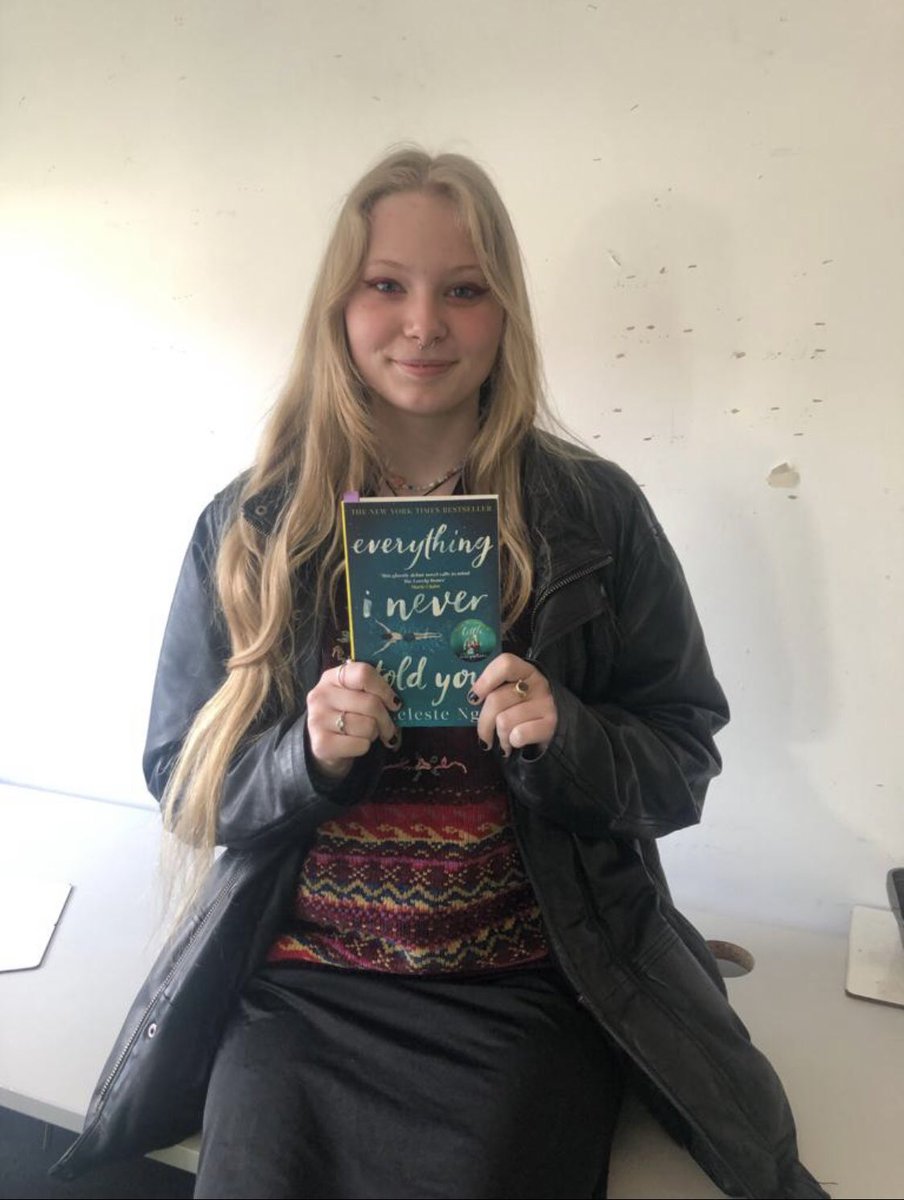 AlsopHighSch's tweet photo. We spotted two of our fabulous Year 12s reading this month’s Book Club pick today. Great to see our students reading for pleasure #TeamSixthForm #readingforpleasure https://t.co/kJuG730YNm