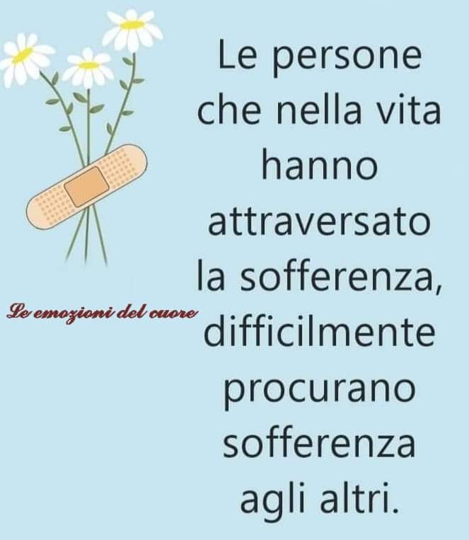 Vi lascio con questo pensiero