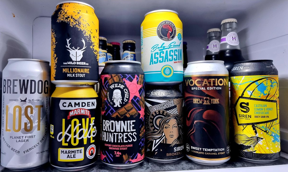 DeanoBacherro's tweet photo. Popped into Morrisons for a little stock up today.
#craftbeer
#craftstout
#beerbeard
#wankycans https://t.co/gK27aqmjqw