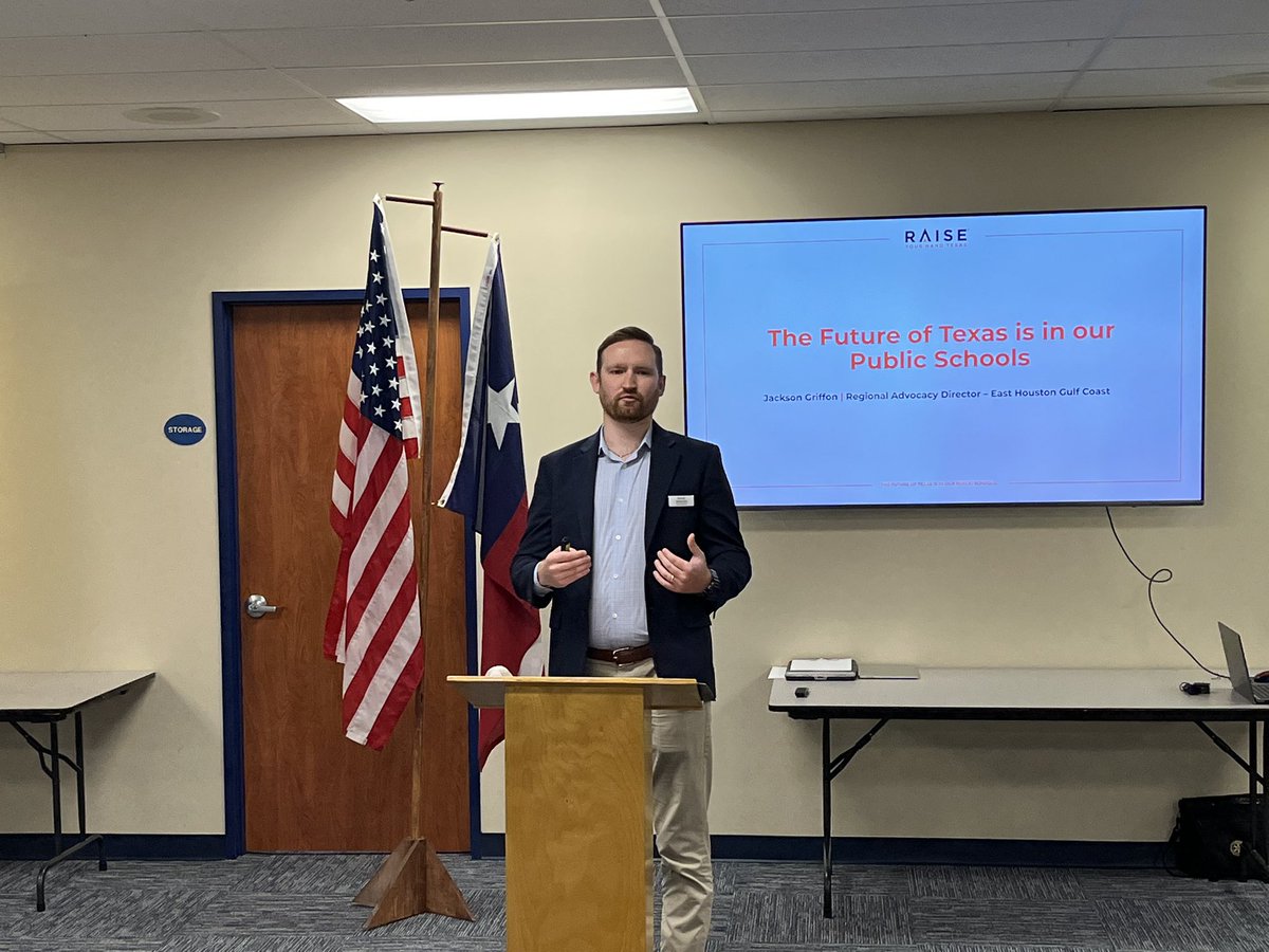 RYHT_GulfCoast's tweet photo. I was honored to be the guest speaker at the Friendswood Rotary luncheon today. The Friendswood community is extremely passionate about their school district &amp; those who serve as educators! Together, we can preserve the integrity of our schools through advocacy &amp; outreach #RYHT https://t.co/RgkHzytdgk