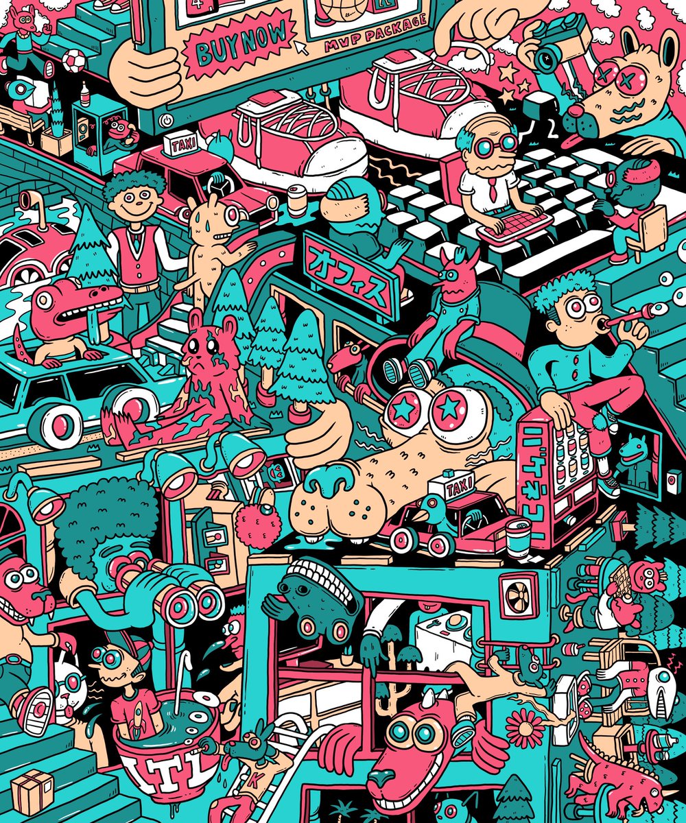 bakenekoart's tweet photo. ‘Creeps in Town’ dropping at 7PM EST! 🌲🐻🌲 #nft #nftart #cartoonart #NFTCommunity #NFTdrop 

https://t.co/uJg2tkjskD https://t.co/xzLBZOBR4B