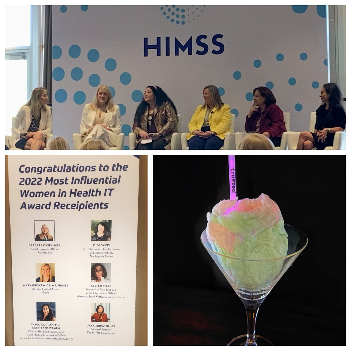 StephDenvir's tweet photo. Excited to celebrate @HIMSS Most influential #WomeninHIT tonight, 3/16 from 6-7:30pm in a new location: Hyatt Regency, Convention Level, T-U-V Ballroom Foyer. #HIMSS22 https://t.co/RlpnXQlKsT