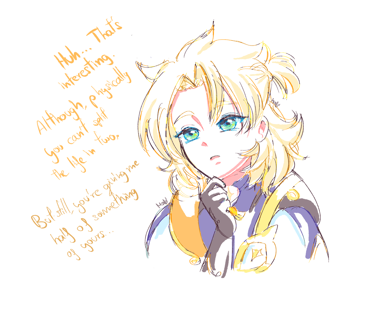 so_Magu's tweet photo. Equivalent exchange!
It's funny because they're alchemists hah
SucroseandAlbedoaresocuteSucrosecomehomemyAlbedoiswaitingfoyuuuu
Shares and rts are always welcomed 🧡💚
#alberose #GenshinImpact #Genshin #4shot https://t.co/lUYn1eimiI