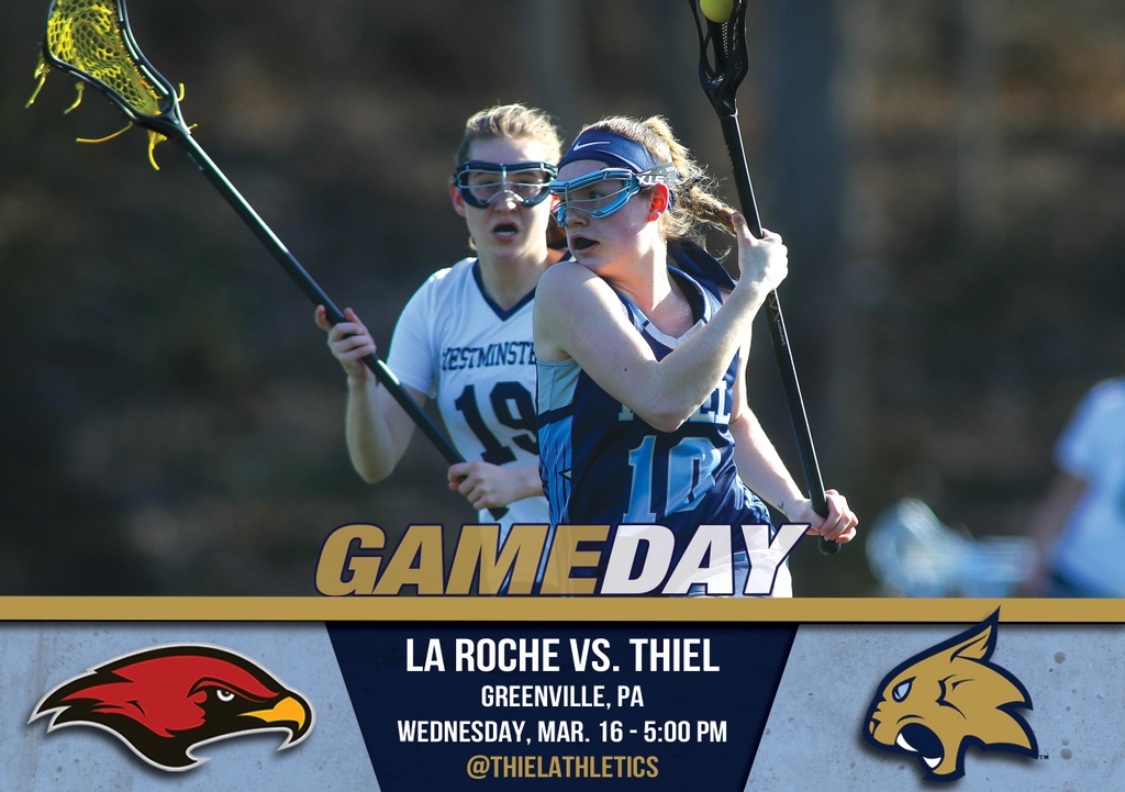 ThielAthletics's tweet photo. GAMEDAY: It's the Tomcats women's lacrosse home opener tonight as they face off against the La Roche Redhawks at 5 PM! #TomcatPride

📺: https://t.co/cph4blcksu https://t.co/6TM80gwLlV