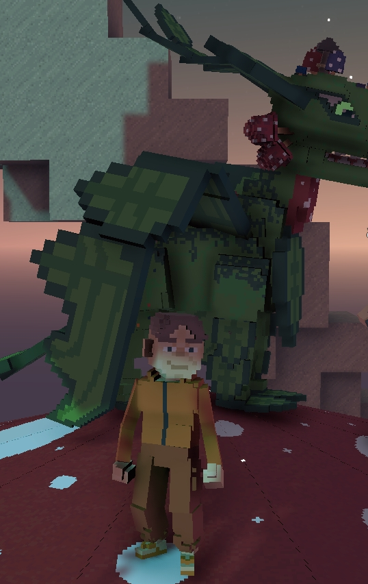 Merissa51276161's tweet photo. @TheSandboxGame I just participated in the daily #SandboxAlphaS2Contest for a chance to earn up to 1,000 $SAND! Starting March 15 - Selfie with the mushroom dragon. Check out my screenshot below! 👇 #SandboxAlphaS2 https://t.co/9HpTUfovAx