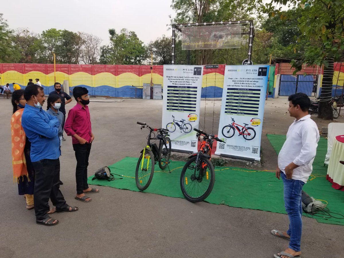 Dear #HappyHyderabad we launched our E Cycle at #PitStop at #NecklaceRoad in #Hyderabad 

Very delighted to know about this group in our city.