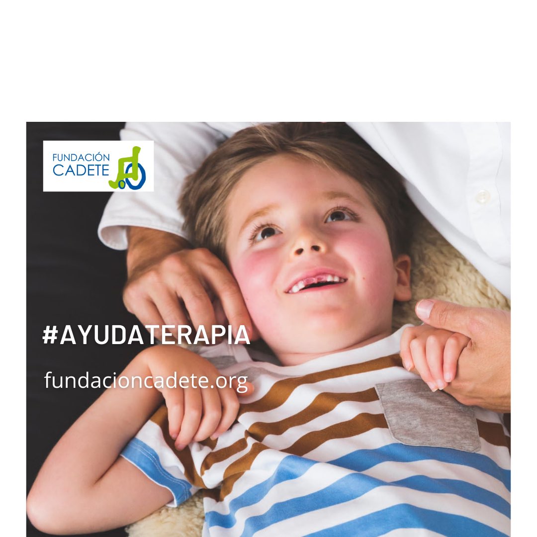 Gracias a la <a href="/FundacionCadete/">FUNDACION CADETE</a> 
Siempre ayudando y colaborando con los niños y jóvenes con discapacidad !!! 

Este mes, practicando la #AyudaTerapia, AYUDAS a Nico y a otros niños a seguir viviendo y A SEGUIR SONRIENDO.

👉🏻 cutt.ly/iSyVINk

#colaboraconnico #cadeteconINAD