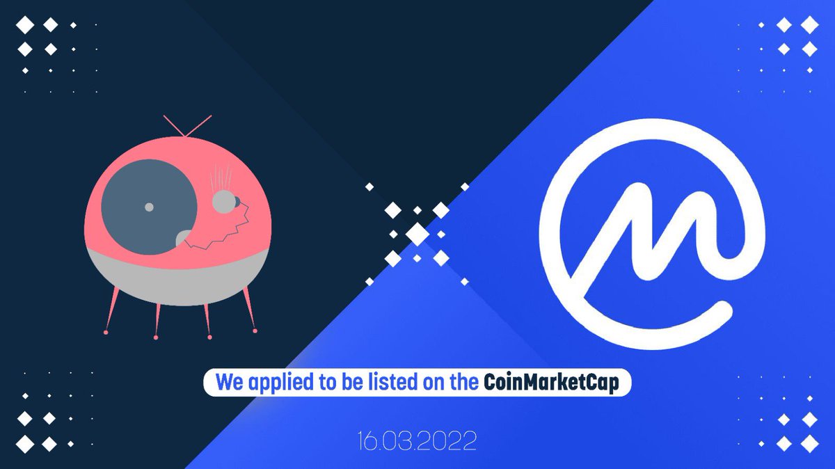 I applied to be listed on the #CoinMarketCap for #TST