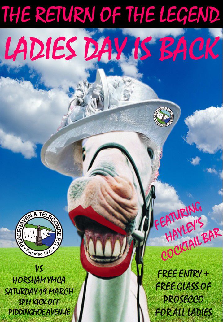 PT_FC's tweet photo. Saturday, we welcome @horshamymcafc to the LH Sports Park; it's our annual ladies' day with free entry and a glass of prosecco for all ladies in attendance. 3pm kick-off ⬛️⬜️⬛️⬜️⬛️⬜️ https://t.co/LjC3w7QPpd