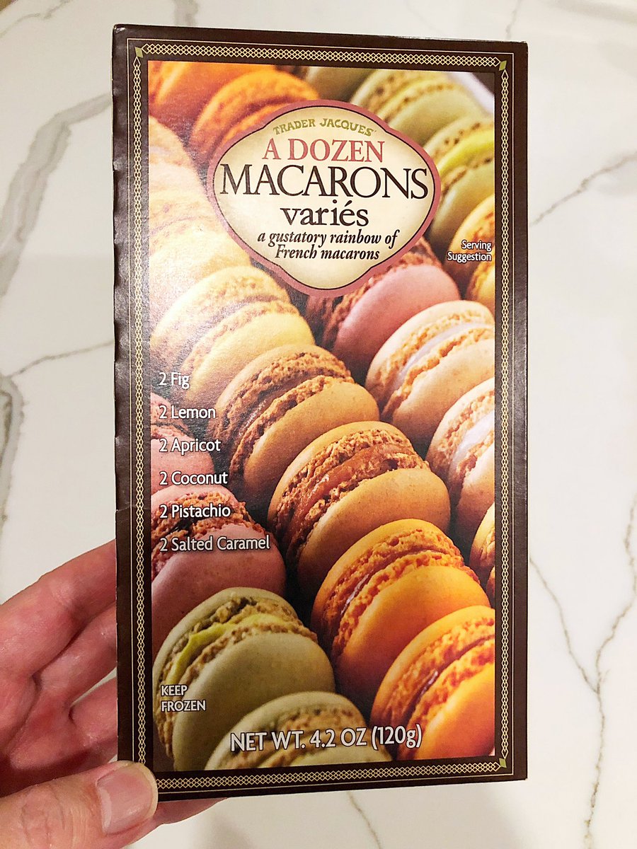 These are so good @TraderJoes <a href="/TraderJoesList/">Trader Joe's List</a> please keep them in your stores - made in France 😍#macaron #macarons #traderjoes #french #dessert