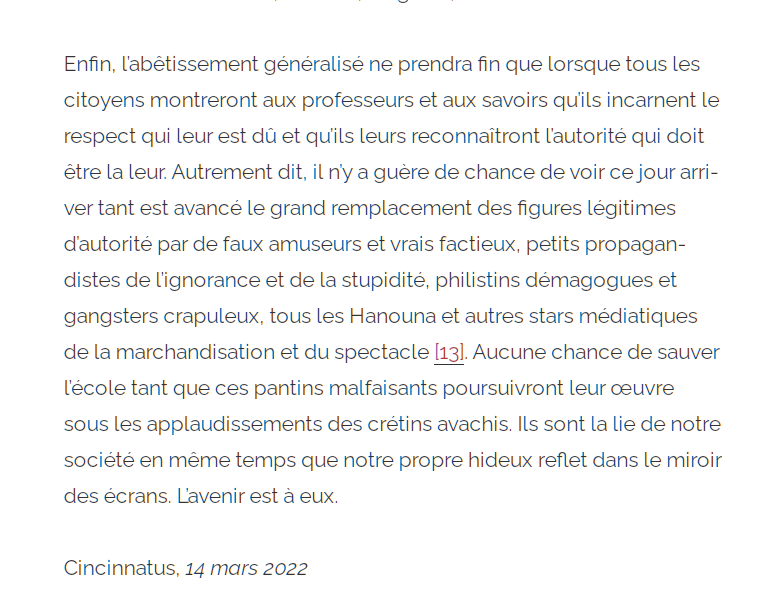 lattention_fr's tweet photo. A lire absolument :
"L’effondrement de l’instruction"
https://t.co/r5rvBzJR8y
#Ecole #Decivilisation #Deculturation https://t.co/yx7vpqzBy0