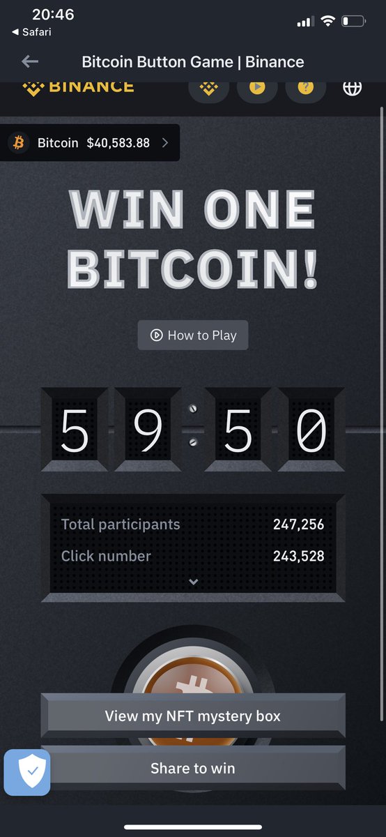 RavesMaker's tweet photo. La lotería del futuro 🤞🏽🤑#BitcoinButton and #Binance. https://t.co/eGDe6tXiHJ