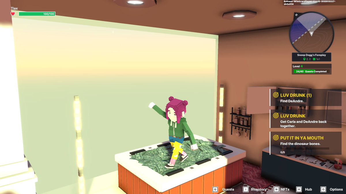 Tlax302's tweet photo. @TheSandboxGame I just participated in the daily #SandboxAlphaS2Contest for a chance to earn up to 1,000 $SAND! Starting March 16 - Take a money bath in Snoop Dogg Mansion. Check out my screenshot below!
👇 #SandboxAlphaS2 https://t.co/jM5PDMqftm