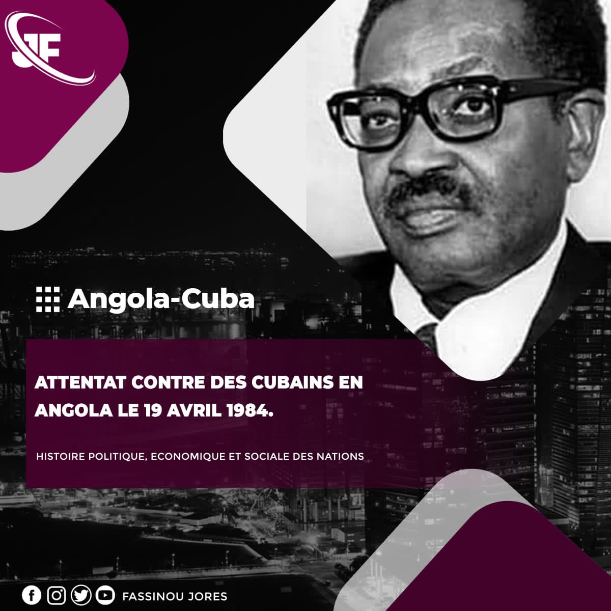 fassinou_jores's tweet photo. Attentat contre des Cubains en Angola le 19 avril 1984.

https://t.co/QpMI0lowu1 https://t.co/TnSLLAupOn
