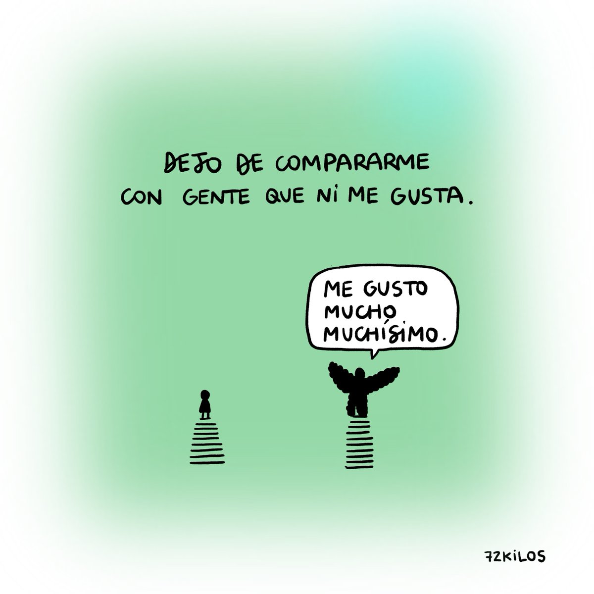 72kilos's tweet photo. Dejo de compararme. https://t.co/GqGpYQ7q0L