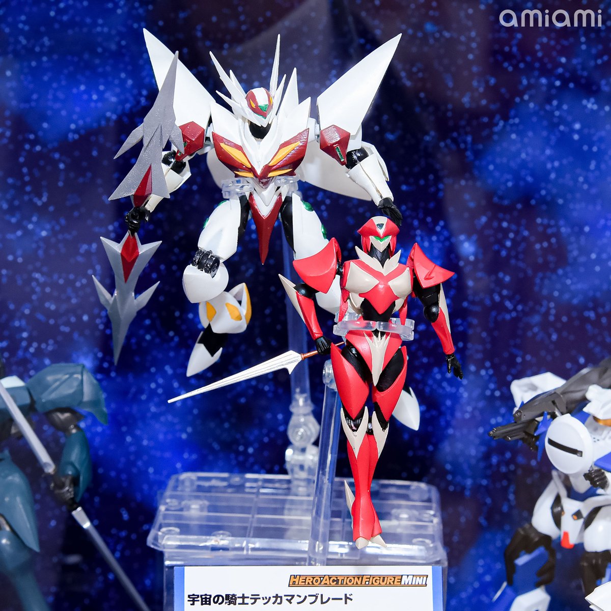 GokinMr's tweet photo. [Mostre e Eventi] Akihabara Radio Kaikan : Tekkaman Blade Blaster &amp; Tekkaman Rapier “Uchuu no Kishi Tekkaman Blade” Hero Action Figure Mini https://t.co/e5lkCrh2rL #宇宙の騎士テッカマンブレード #evolutiontoy #HAFM #Tekkaman #tecnoman https://t.co/Lp2VXLBjJ3