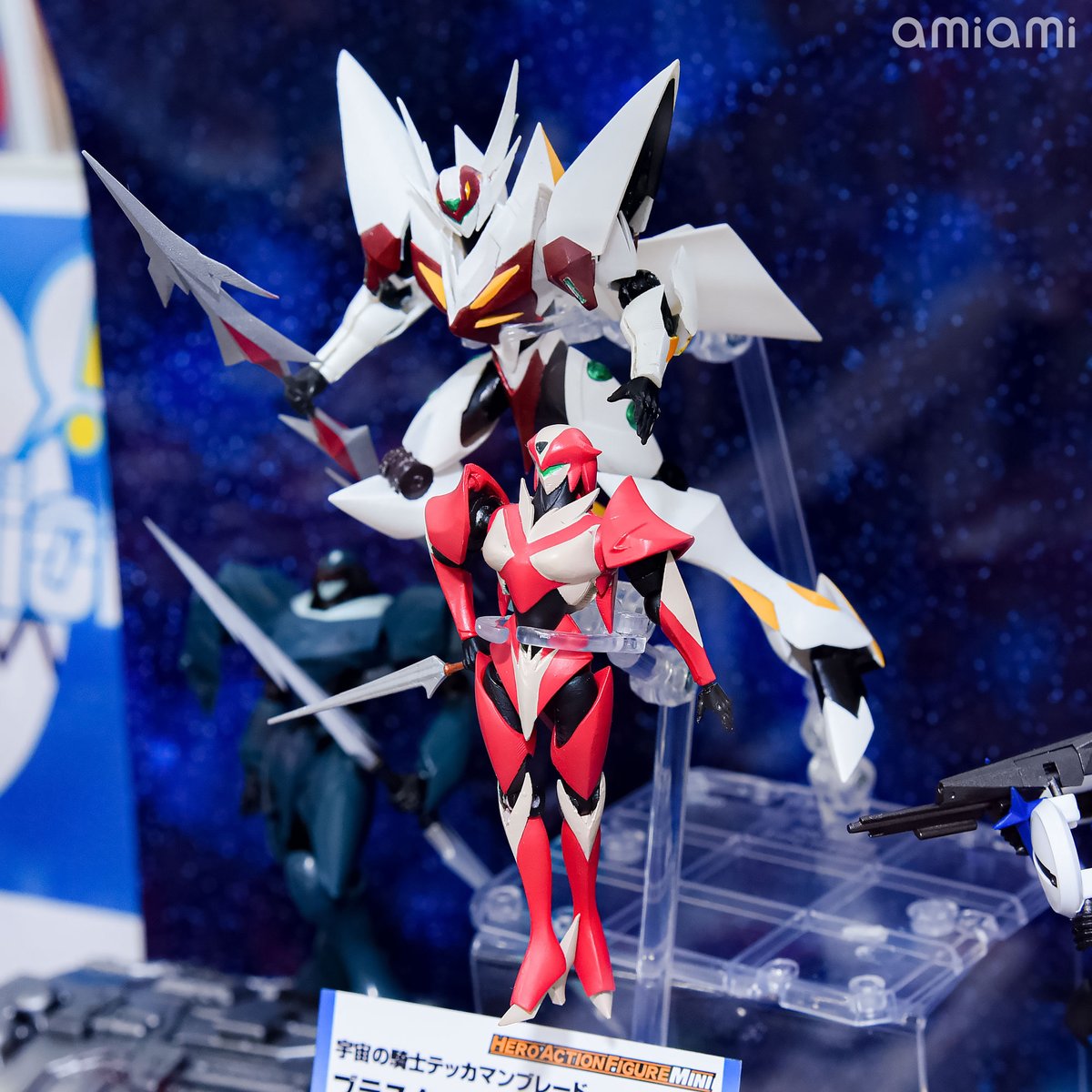 GokinMr's tweet photo. [Mostre e Eventi] Akihabara Radio Kaikan : Tekkaman Blade Blaster &amp; Tekkaman Rapier “Uchuu no Kishi Tekkaman Blade” Hero Action Figure Mini https://t.co/e5lkCrh2rL #宇宙の騎士テッカマンブレード #evolutiontoy #HAFM #Tekkaman #tecnoman https://t.co/Lp2VXLBjJ3