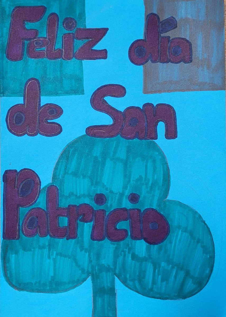 PNTspanish's tweet photo. Feliz día de San Patricio. Happy St Patrick's day from the departamento de español ☘️ 🇪🇸 @Trionoide https://t.co/19zFuuilzn