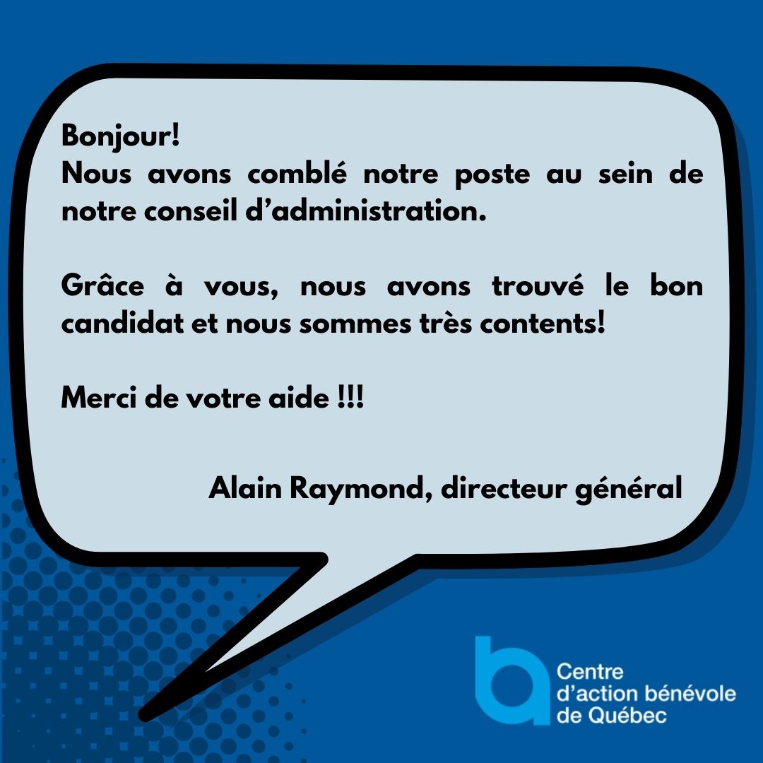 CABQuebec's tweet photo. Un des services du CABQ est de vous supporter et vous assister dans la recherche de bénévoles. https://t.co/IeXOvq9j6H
