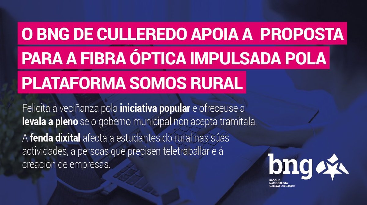 culleredobng's tweet image. Máis dun milleiro de persoas asinaron a favor da instalación de fibra óptica nas parroquias do rural cullerdense. #Culleredo culleredo.bng.gal/articulo/novas…