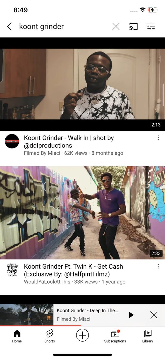 SlimAlmi5hty's tweet photo. KoontGrinder my highest streaming recording artist so far https://t.co/3V40LMLIRf