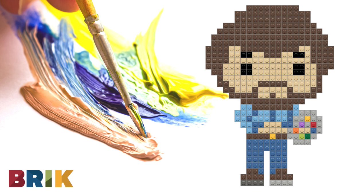 "It's so important to do something every day that will make you happy" BOB ROSS. #brikbuild #bobross #lego #afol #painting #art brik.co/blogs/designs/…