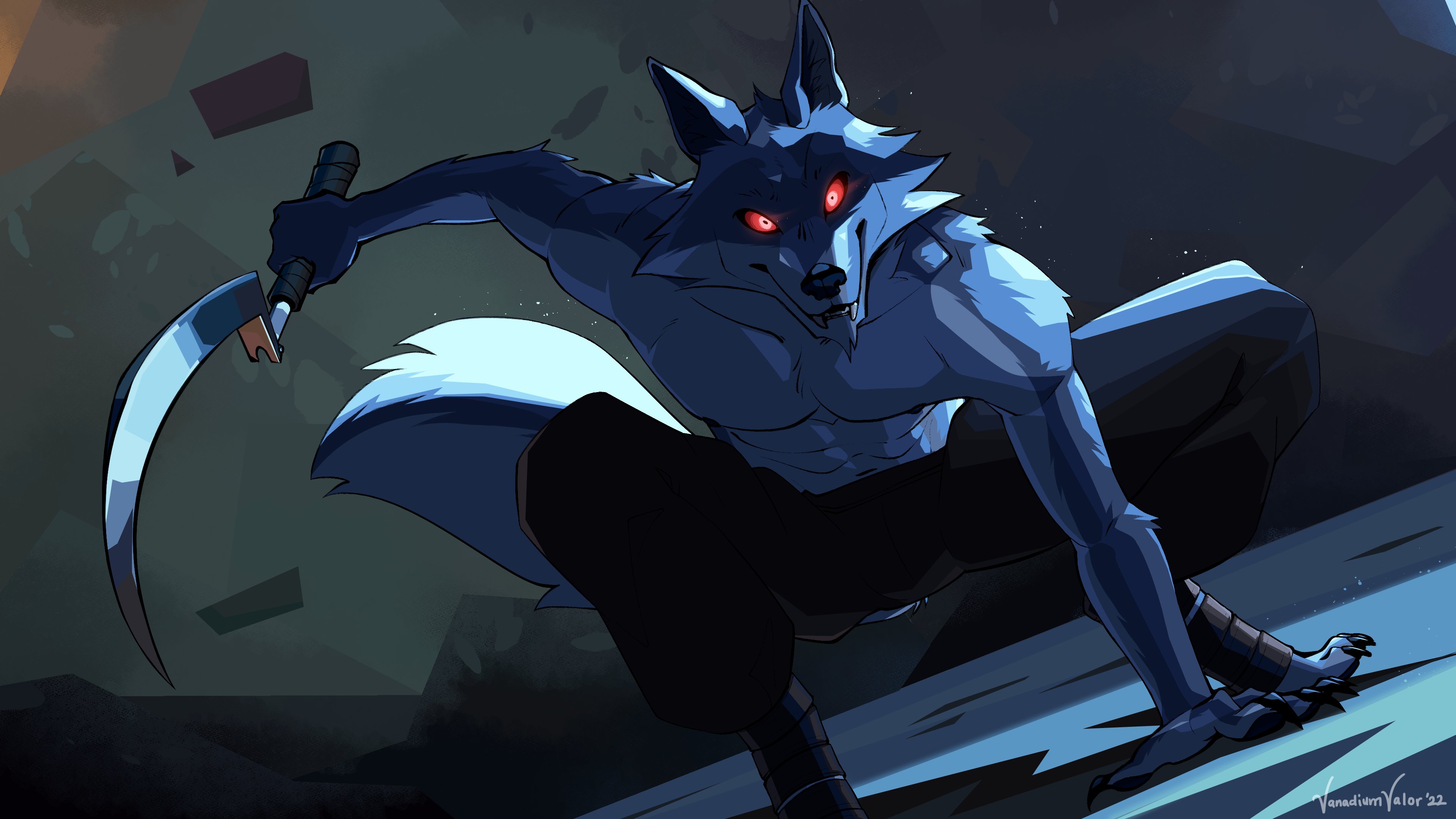 Wolf cut sin flequillo