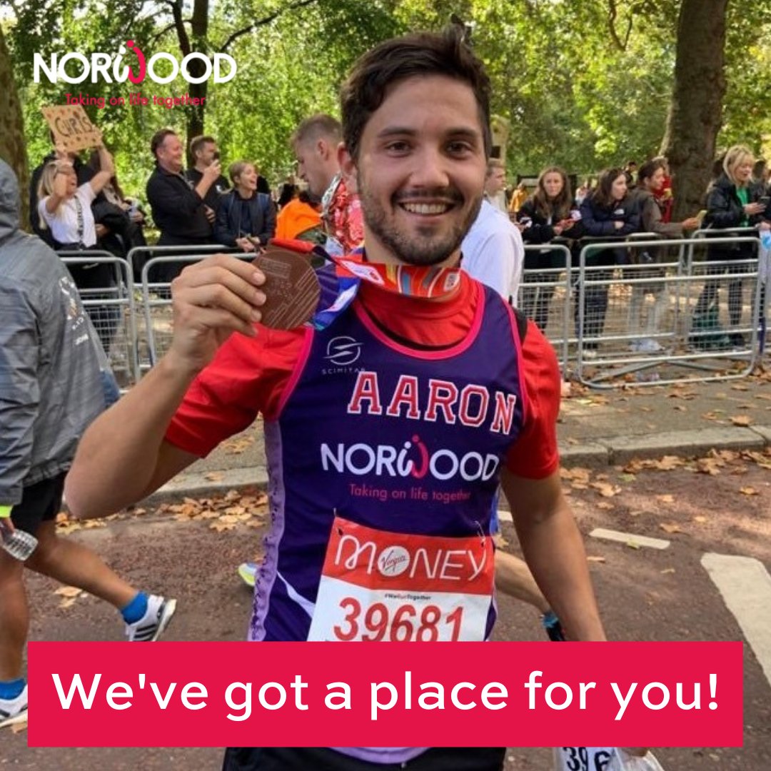 🏃 // Did you miss out in the <a href="/LondonMarathon/">TCS London Marathon</a> ballot? You can secure your place with #TeamNorwood!

We have limited spaces available so sign up today: norwood.org.uk/pages/challeng…

#UKRunChat #LondonMarathon