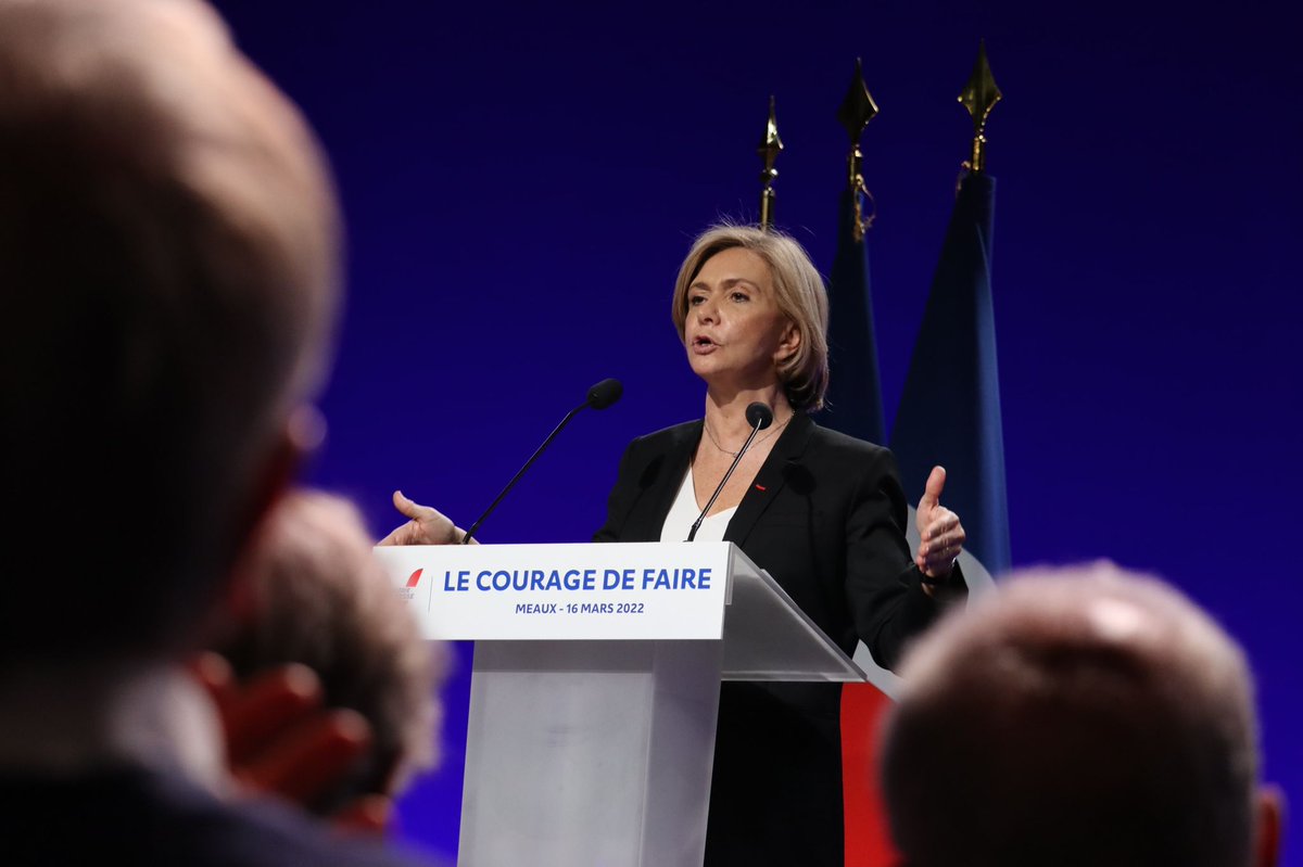 lesRepublicains's tweet photo. .@vpecresse: « Ma France, c’est une promesse ! » #PécresseMeaux

🇫🇷 Les 10 et 24 avril, je vote #Pecresse2022 ! https://t.co/fLTAksEJq6
